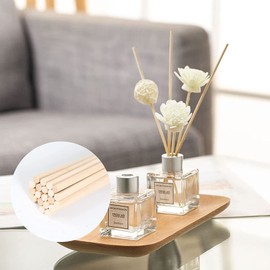 Zerodis DIY Wooden Craft Poles, Small Wooden Construction Poles, 10 Pieces, 30 cm Long