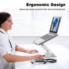 HaoCria Adjustable Laptop Stand for Desk-Portable Laptop Riser Holder -