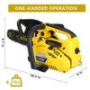 QZTODO Top-Handle-Chainsaw-Gas-Powered - 12 Inch Chain Saws, Portable Little Saw