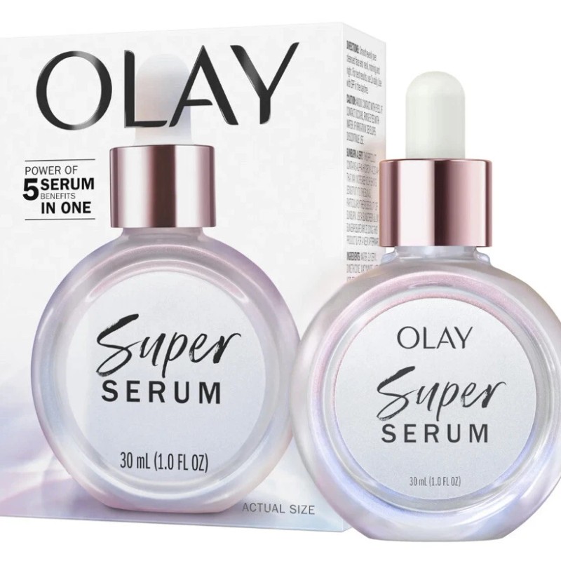 Olay $34.99 Olay Super Serum 5-in-1 Anti-Aging Face Serum, Smoothing
