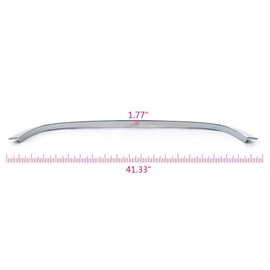 ALLGOOD Silver Molding Chrome Grille Hood Trim Moulding Compatible with 2009-2015 Mini Cooper R55 R56 R58 R59,Front Grille Chrome Trim