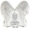 Dicksons Angel's Wings Bereavement White 7.5 x 7.5 Resin Outdoor
