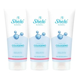 3 Pack Crema Colágeno Sheló Nabel Piel Luminosa Elasticidad                                                                                           
