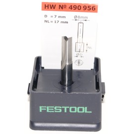 Festool 490956 Strait/Mortise Bit Hw 7X17mm, 490956