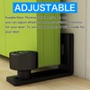 BONIKLUBA 1PC Adjustable Floor Guide Wall/Door Bottom Guide Black for