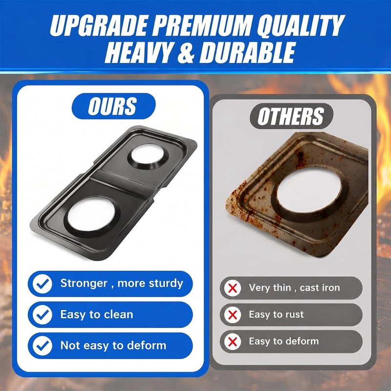 WB34K10009 WB34K10010 Gas Stove Drip Pans for GE Range 16.6