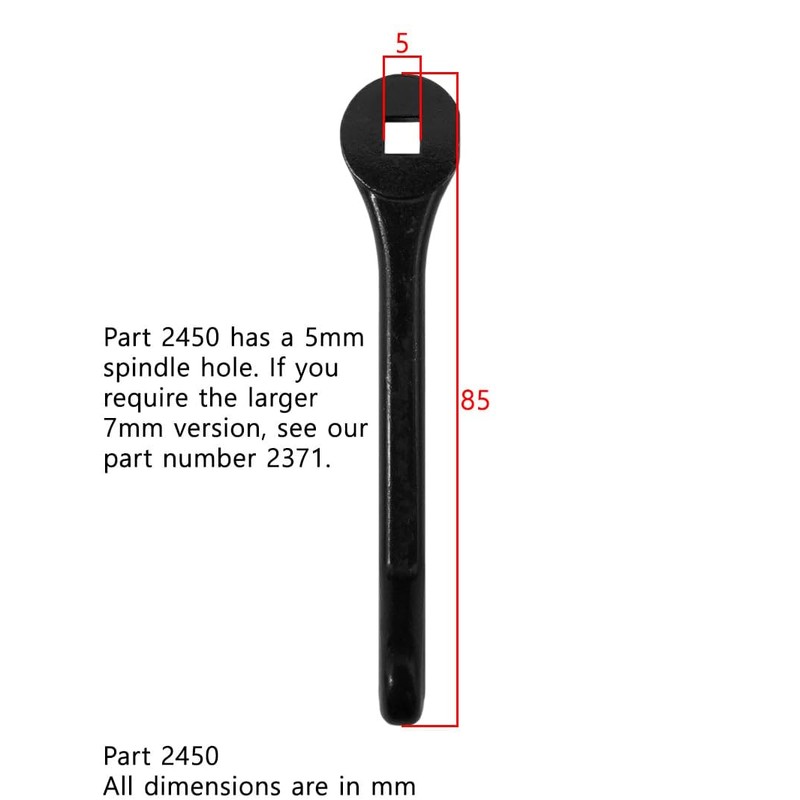 Fullex Inline Patio Door Handle Black Lever Pair Suits 5mm