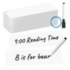 Lachilly 20Pcs Dry Erase Reusable Blank Strip Card, Laminated Reusable