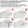 LeMeng 3W T10 Wedge Base RV 921 LED Light Bulb