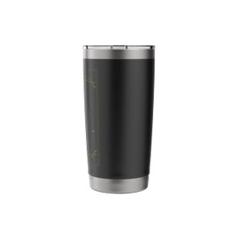 Wolf Head Crescent Moon Luxurious Celestial Engraving Style Stainless Steel Insulated Tumbler