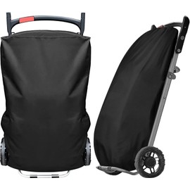 Grill Cover for Weber 9010001 Traveler Portable Gas Grill - Heavy Duty Waterproof Oxford Fabric and Adjustable Hem Grill Cover Grill BBQ Accessories