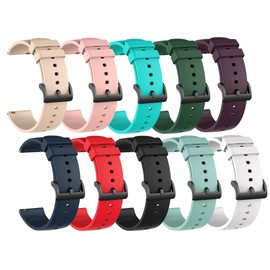 TenCloud Bands Compatible with Nerunsa Smart Watch P66D Band Watch Screen 1.85‘’ Silicone Straps Sport Wristbands Accessories (10Colors)