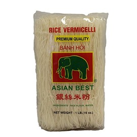 Asian Best Premium Rice Vermicelli Banh Hoi, 16oz (3 Packs)