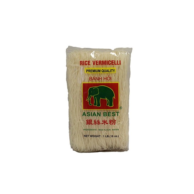 Asian Best Premium Rice Vermicelli Banh Hoi, 16oz (3 Packs)