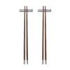 Georg Jensen Bernadotte Chopsticks - Manilkara Wood and Stainless Steel