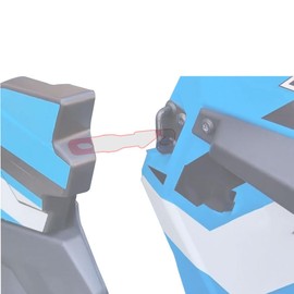 Door Latches Compatible with RZR,Cool RZR Door Latch Extender,Anti-Rust Easy Latches 3.5" Latches Vent Extender Compatible With RZR XP 1000/4 1000 / TURBO/TURBO S / 900 / S 1000 (3.5‘’White)