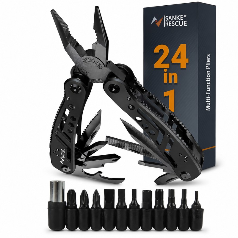 24-in-1 Multitool Pliers for Repairs – Stainless Steel EDC Tool