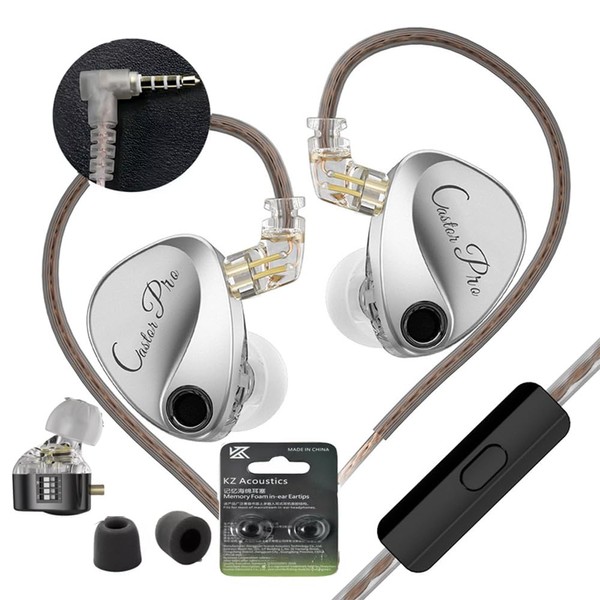 Zengli Kz Castor Pro Auriculares de Alta fidelidad 2 Armadura