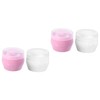 Totority 4sets Talcum Powder Puff Powder Container Puff for Gentle