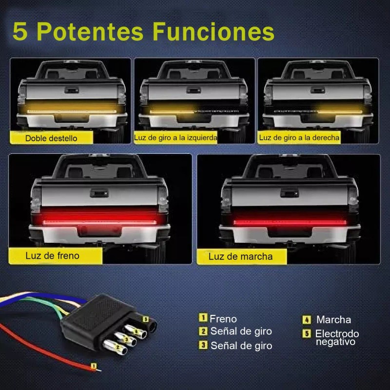 PUNKZZ Tiras Led Secuencial Para Camioneta Y Coche Luses 120cm