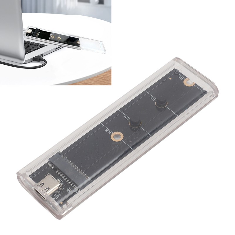M.2 Nvme PCIE NGFF for SATA External Portable Enclosure Case