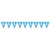 Beistle 1st Birthday Pennant Banner, 10 by 12-Feet, Light Blue/White