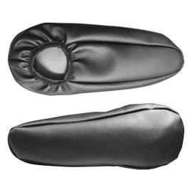 VKGUG 2PCS Car Front Seat Armrest Cover Compatible with Toyota FJ Cruiser 2007-2021 Leather Left and Right Seat Arm Rest Cover Black (Only Leather Part)