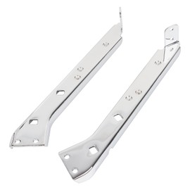 YDLMT 2 Pcs Chrome Left & Right Side Saddlebag Rail Support Brackets for Harley Touring Street Glide Road King Electra Glide FLHT FLHR FLHX FLTR FLT 1985-2008