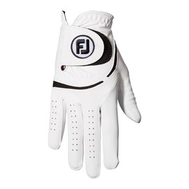 FootJoy FGWF3STWT-24 Men's Golf Gloves, Weathersoff, White, Right Handed, 9.4 inches (24 cm), white