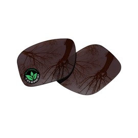 Raydi Polycarbonate Replacement Lenses for Oakley Holbrook XL OO9417 Square Sunglasses - Amber Brown - Polarized