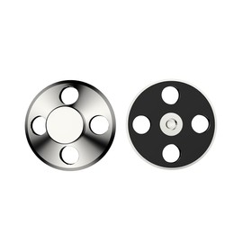 Vinyl Record Weight LP Vinyl Record Player Metal Disc Stabilizer Record Weight with Soft Bottom Padding Stabilization Speed for Turntable (LP107S)