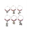 Libby's Market Place It's a Girl Baby Shower Glass Charms
