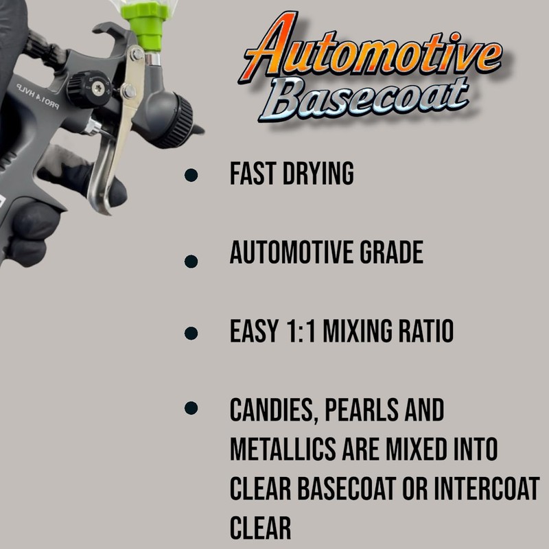 LiME LiNE Automotive Basecoat with Urethane Reducer Quart Combo Pack