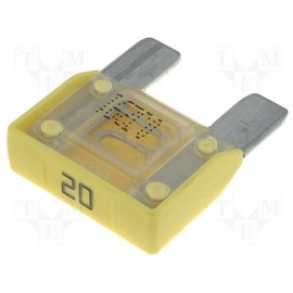Car Maxi 29 mm Fuse Blade Fuses 20 A Yellow Maxival
