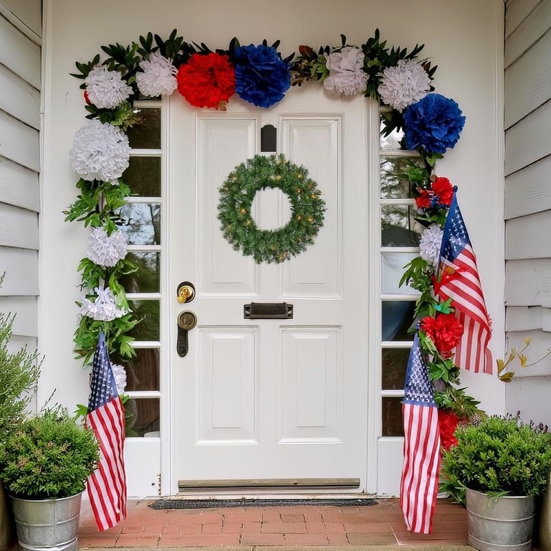 Brite Star 24in LED PRE-LIT Wreath, Multi