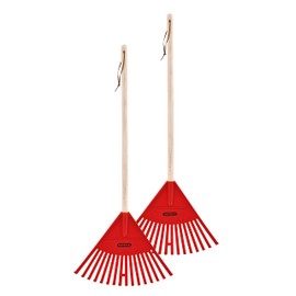 Superio Red Kid Rake - Fun and Functional Child-Sized Rake for Yard Work, for Kids Ages 2 and Up