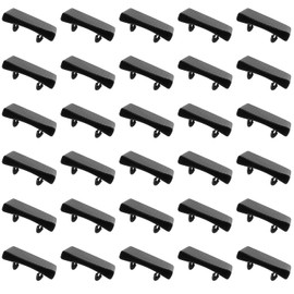 JCBIZ 30pcs 65x9mm Plastic Bed Slat End Caps Holders Plastic Connector Furniture Accessories for Holding Securing Wooden Slats Bed Base