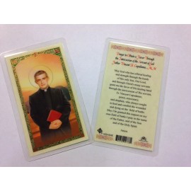 HOLY PRAYER CARDS FOR A FAVOR - FATHER CAPODANNO SET OF 2 IN ENGLISH FREE SHIP!