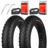 CooMeng 2 Pack 20x4.0 24x4.0 26x4.0 Inch Fat Bike Tires
