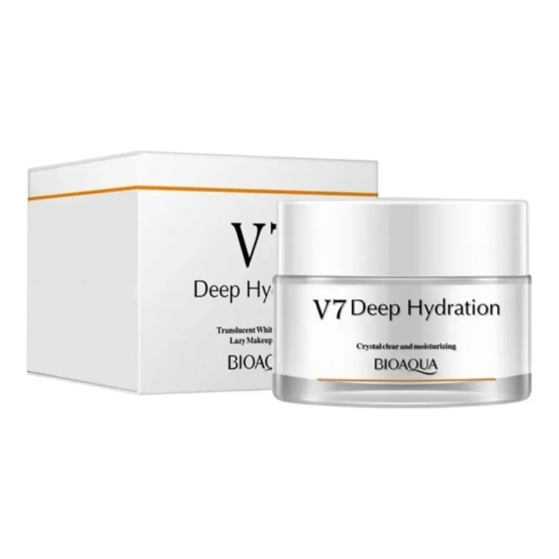 Crema Bioaqua Hidratación Profunda + Blanqueamiento V7 Deep Hydration And