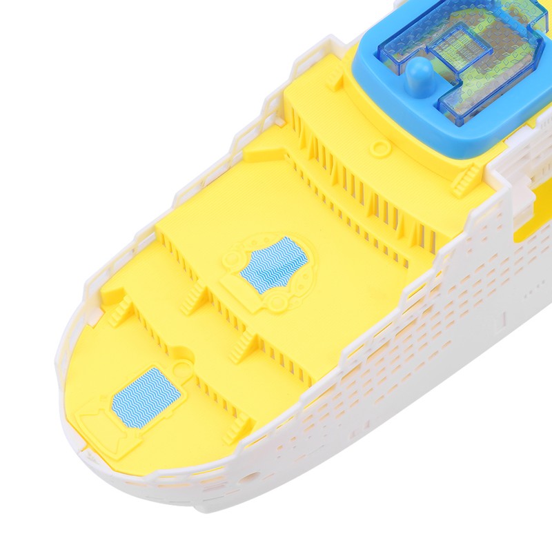 Electric Ocean Liner Cruise Ship Flashing LED Light Kids Musical