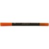 Tsukineko Fabrico Fabric Duel Ended Marker - Tangerine