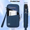 Passport Bag Travel Documents Organiser with RFID Blocker Travel Document