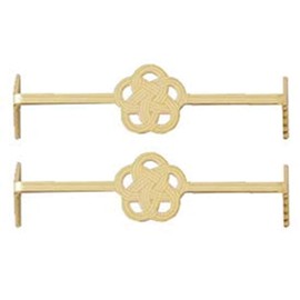 Mizuhiki 408153 Cutlery Rest, Gold, Short, 2 pcs