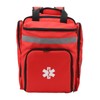 Red Firefighter Bag Large Capacity First Responder Bag Durable Emergency