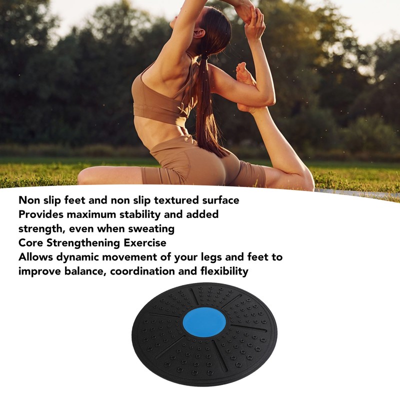 Balance Board Plastic Anti Slip Exercise Balance Stability Trainer for