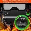 6000°F Fireproof Money Bag with Lock, Waterproof Document Bag with