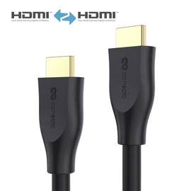 conecto CC50816 Premium Certified High Speed HDMI Cable with Ethernet, Cast Design Connector, Gold-Plated Connectors, 3.0 m, Black