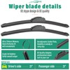 21" 21" 10" Windshield Wiper Blades Replacement for Jeep Patriot