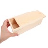 Gadpiparty 2Pcs Wooden Storage Box with Sliding Lid Rustic Keepsake